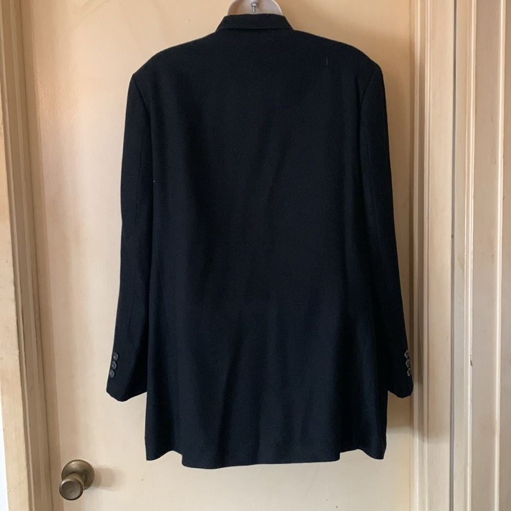 SFI femme for Nordstrom black camel hair oversized blazer size 10 - Picture 3 of 8